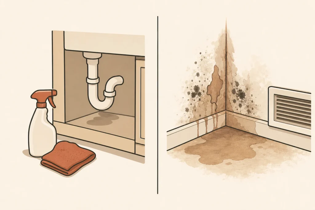 Simple visual explaining Know when the map should end in a repair response.