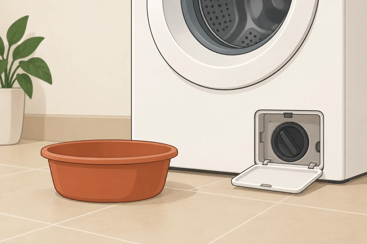 How Do I Clean a Washing Machine Filter Without Causing a Leak or Mess?